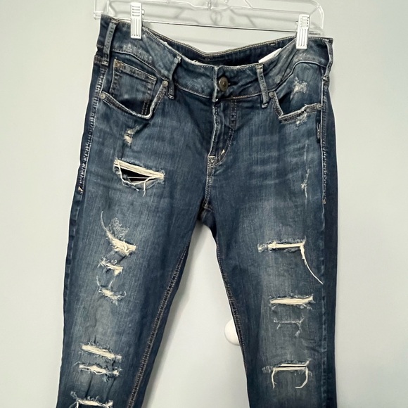 Silver Jeans Denim - Women’s Silver Jeans W30/L29 Suki Skinny Ripped.
